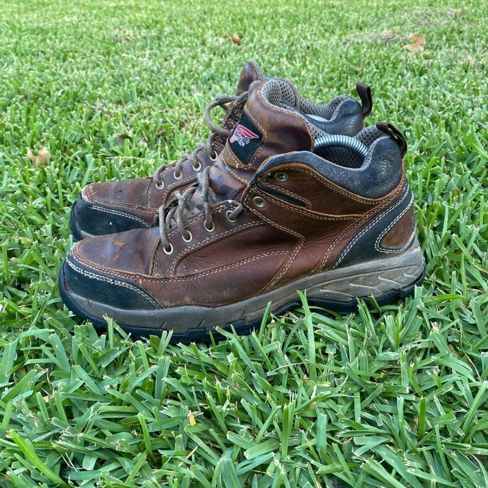 Red Wing Shoes 3541 Steel Toe Mens Brown Leather Safety Work Boots EH PR